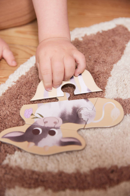 Mes premiers puzzles (set de 3) - Animaux de la ferme