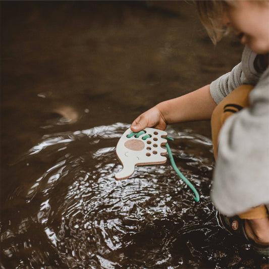 Jouet à lacer en bois - Petit éléphant