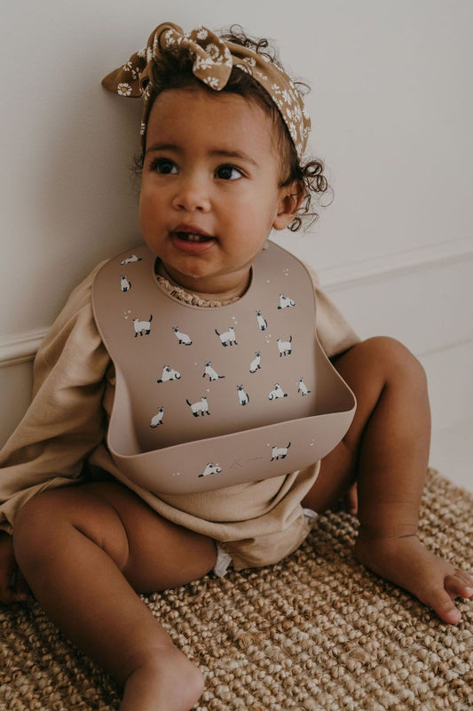 Bavoir silicone - Minouche