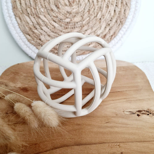Balle en silicone - Beige