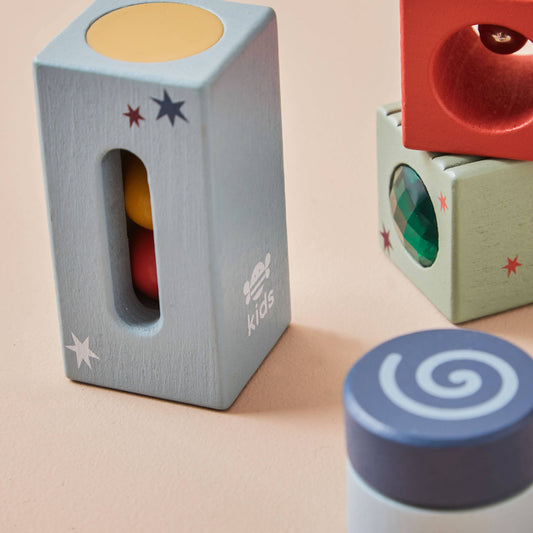 Blocs sensoriels en bois