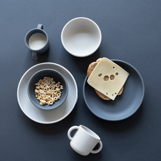 Set 2 Assiettes à ventouse - Nuage & Tempête