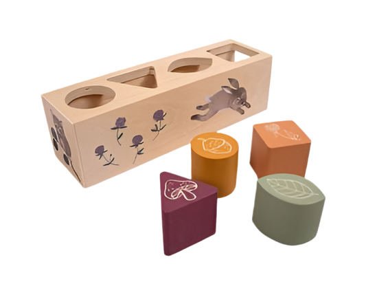 Boîte à formes en bois