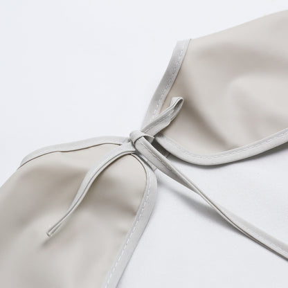 Bavoir tablier (6-18mois) - Sable