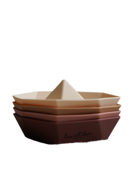 Jouets de bain bateaux (lot de 4)- Bordeaux