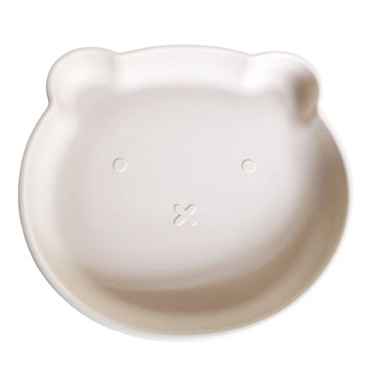 Assiette Ours - Beige