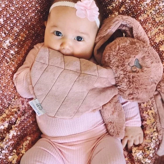 Doudou peluche lapin - Caramel