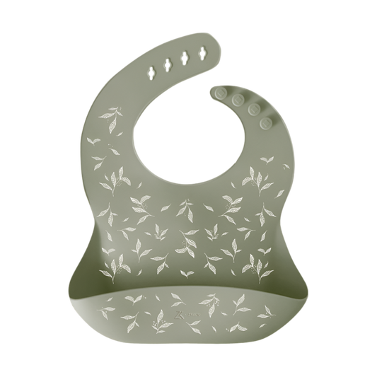 Bavoir silicone - Feuillage