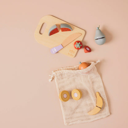 Set de jeu alimentaire en bois