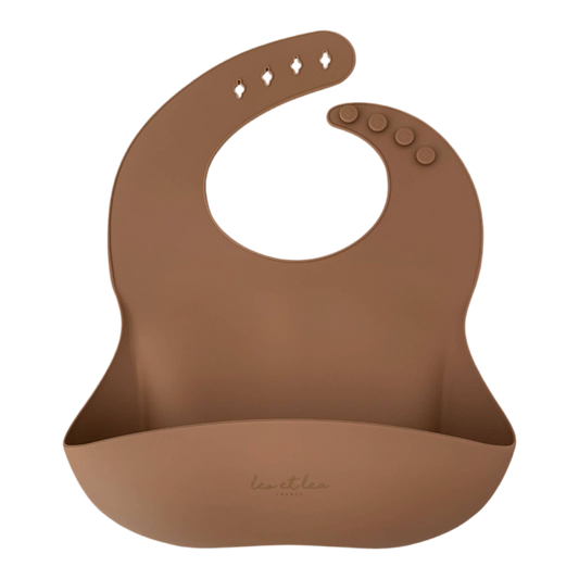 Bavoir en silicone - Terre