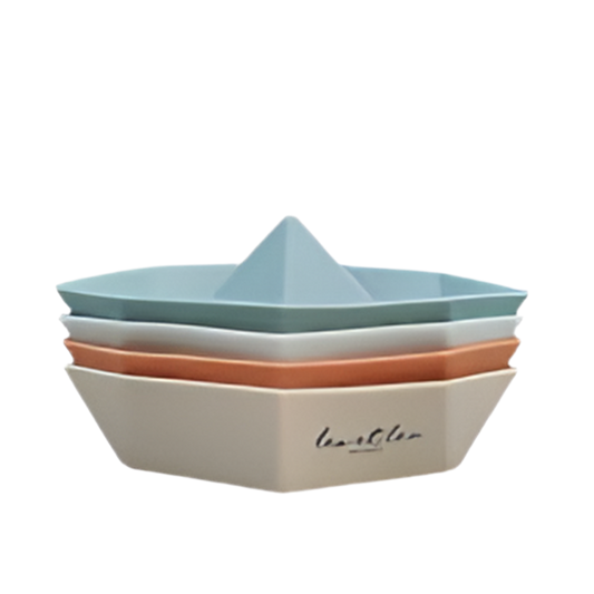 Jouets de bain bateaux (lot de 4) - Naturel
