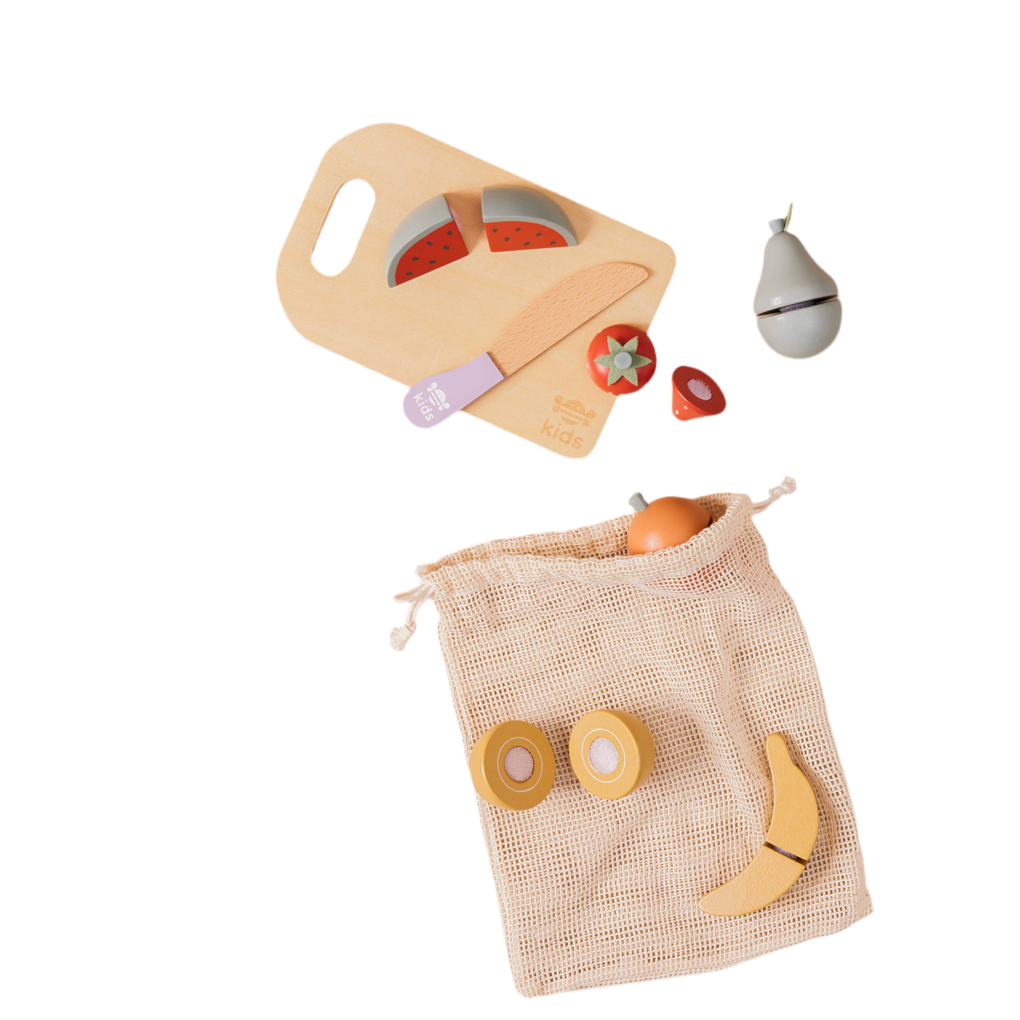 Set de jeu alimentaire en bois