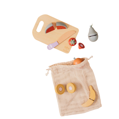 Set de jeu alimentaire en bois