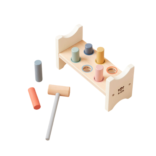 Banc à marteaux en bois