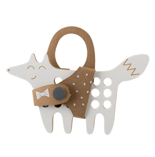 Jouet à lacer en bois - Petit renard