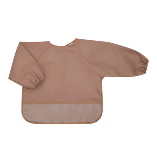 Bavoir tablier (6-18mois) - Terracotta