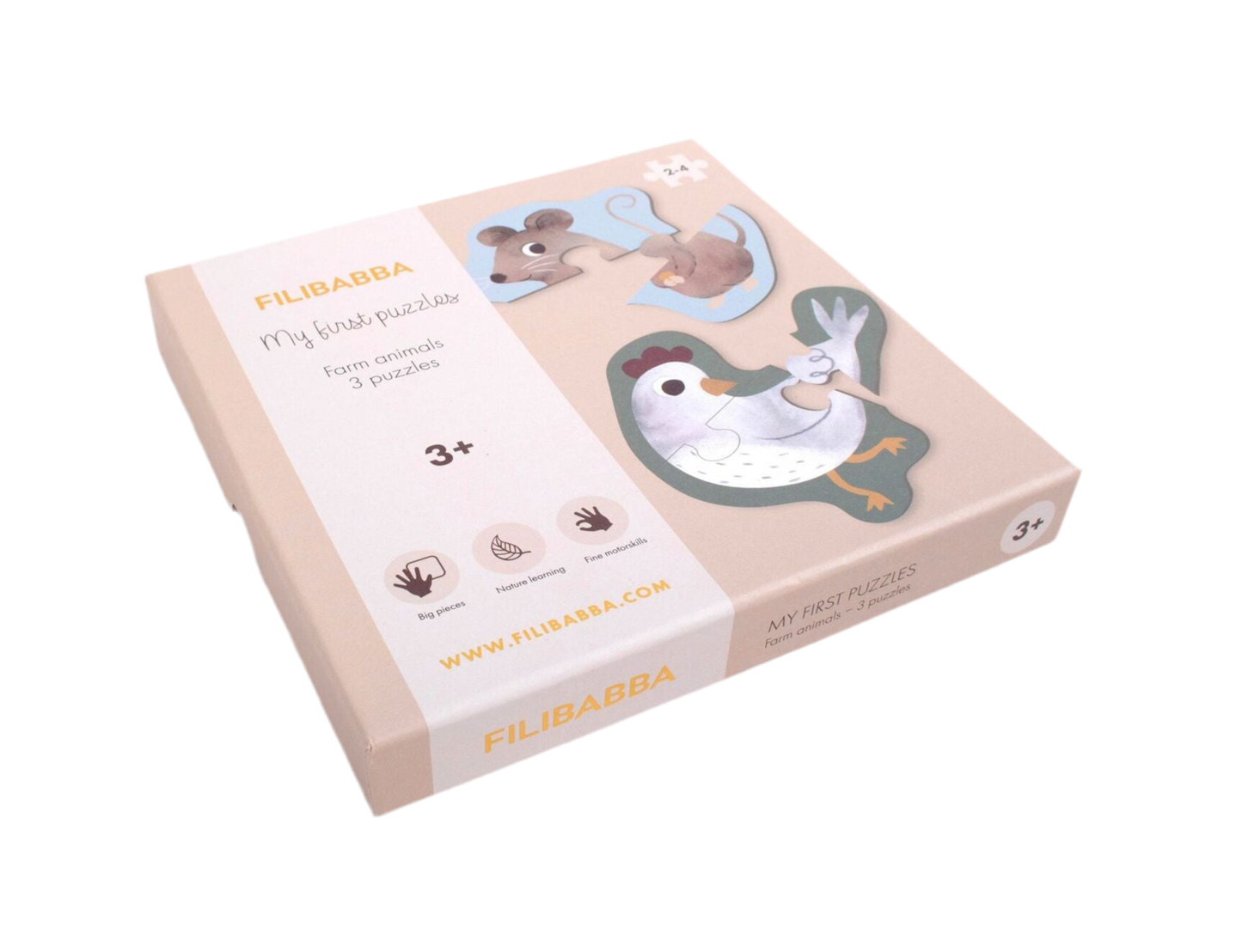 Mes premiers puzzles (set de 3) - Animaux de la ferme