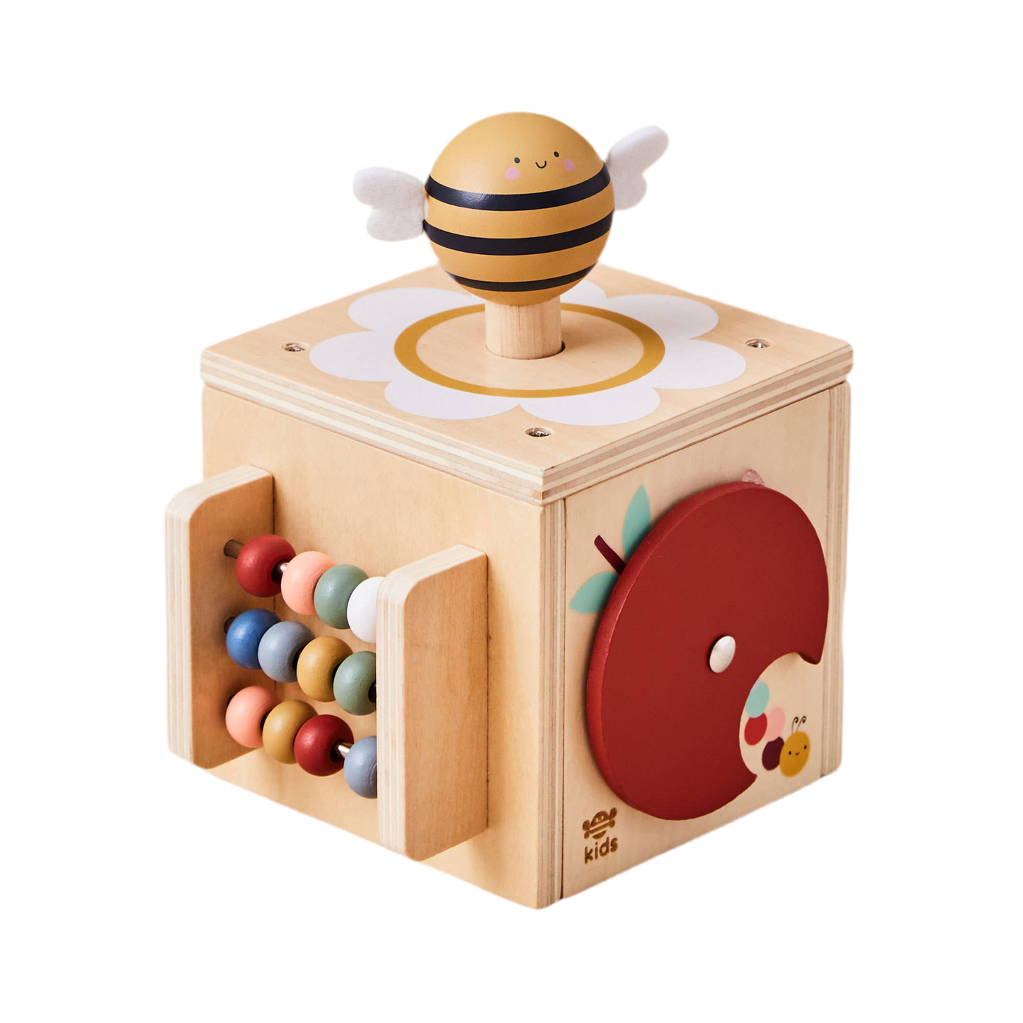 Mini-cube d'activités en bois