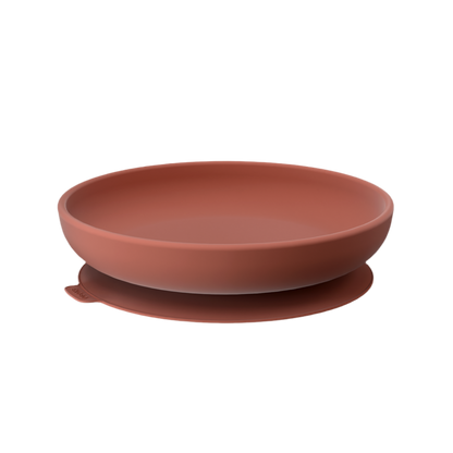 Assiette à ventouse - Terracotta