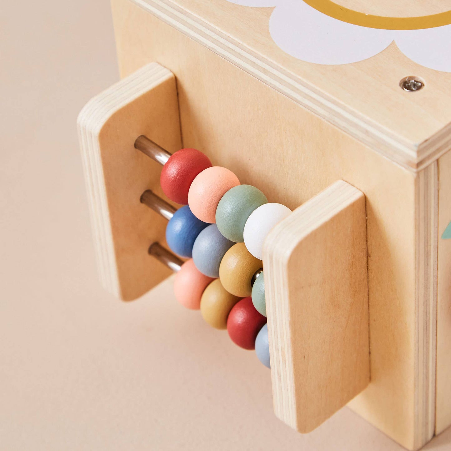 Mini-cube d'activités en bois